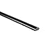 Trim-Lok Redi-Stik Flexible PVC Trim, Black with 3M? Tape, 7/32" Height by 7/16" Width, 250