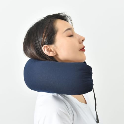 Almohada de viaje con capucha y soporte cervical miniatura 3