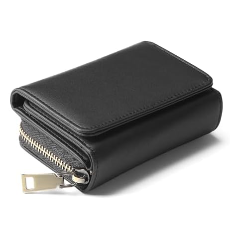 GAEKEAO Small Wallets for Women Leather RFID Blocking Credit Card Holder Wallet Cover