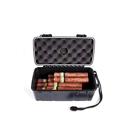 Santoll Travel Cigar Humidor case for 10 Cigars