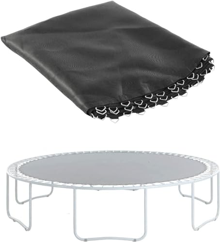 TFG - Ttfd Trampoline Replacement Jumping Mat, 6/8/10/12/13/14/15/16FT, Trampoline Replacement Elastic Bouncing Mat for Round Frame(12ft - (72 Buckles))