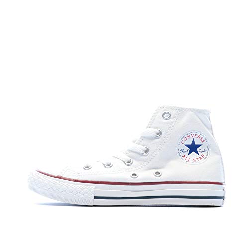 Converse Chuck Taylor All Star : baskets montantes en toile blanche taille 32 pour la rentrée