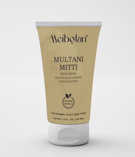 Image of Multani Mitti Face Wash with Multani Mitti & Oil Control & Acne - 100 ml | Suits All Skin Types | Hydrating & Gentle | Paraben-Free | No Silicones | Sulphate-Free
