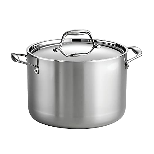 Tramontina Signature Tri-Ply Clad Stainless Steel 8-Quart Stock Pot