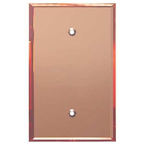 LIDER Rose Gold Reflective Wall Plate Cover