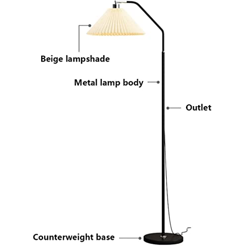 Solución para fatiga visual con lámpara de pie regulable y luz suave de diseño 4