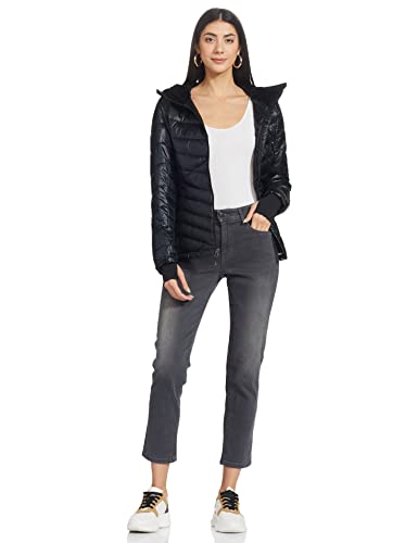 Image of GO COLORS Women Mid Rise Premium Straight Jeans