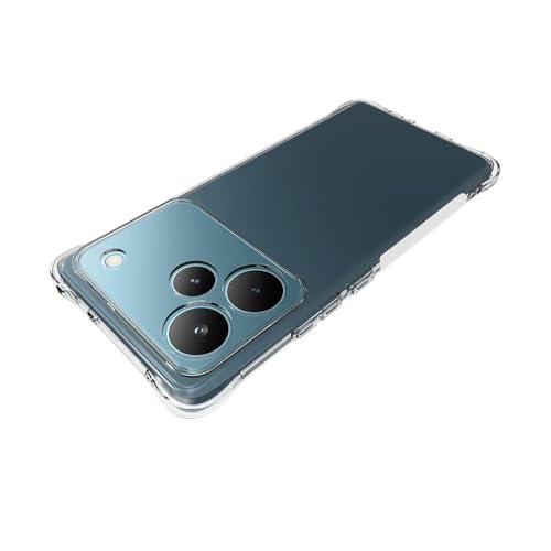 Image of Skyro Realme P4 Pro 5G, [Bumper] Exculsive Transparent with Shockproof Slim Back Cover Case for Realme P4 Pro 5G - Transparent