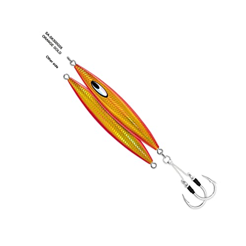 Saltiga SLK Metaljig Daiwa 118 ML orange leurre jig mer 110g
