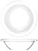 ITI-DO-10 Porcelain Dover 10-Ounce 6.375-Inch Grapefruit Bowl, 36-Piece, White