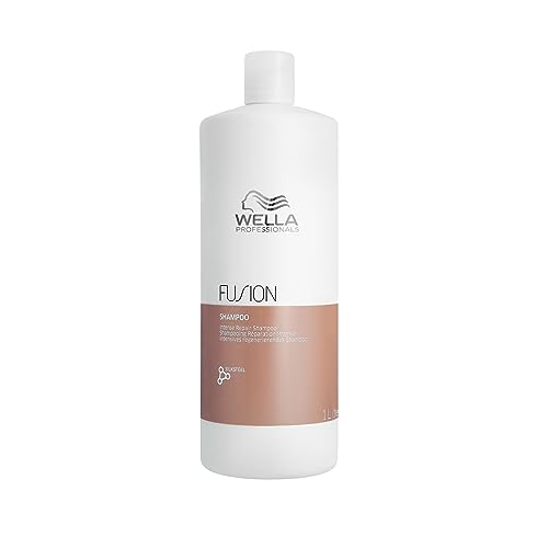 Wella Professionals Fusion Intense Repair Shampoo – Intense Repair Detangling Shampoo for Dry & Damaged Hair – Smoothening, Boost Shine & Protect Hair Against Breakage