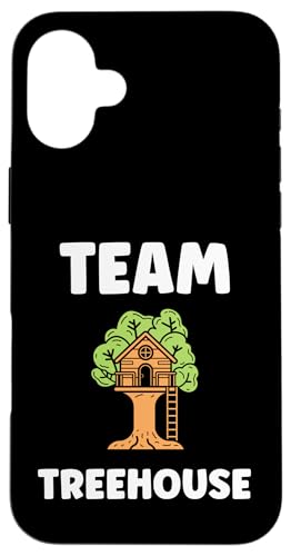 Nature treehouse in minimalist trees simple team tree house �X�}�z�P�[�X iPhone 16 Plus �p