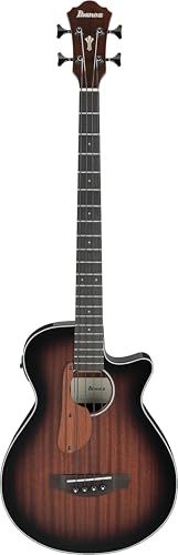 Ibanez AEGB24E AEG Acoustic-electric Bass Guitar - Mahogany Sunburst High Gloss