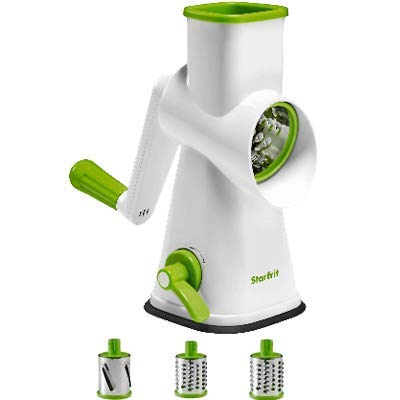 STARFRIT092930-003-0000 Drum Grater, Stainless Steel, White