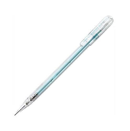 Pentel Caplet Crystal Barrel Mechanical Pencil, 0.5mm, Writing, Drawing, School Supply, For Kids and Teens, Pre-loaded with Lead, 0.5mm Fine Point, Green Transparent Crystal Barrel, A105-D, Box of 12 by Pentel - Used condition - CA$8.26