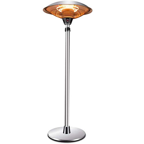 Heizpilze im Freien Innen Gewerbe Regenschirm Heizung Elektro-Ofen Höhenverstellbarer Teleskopstange