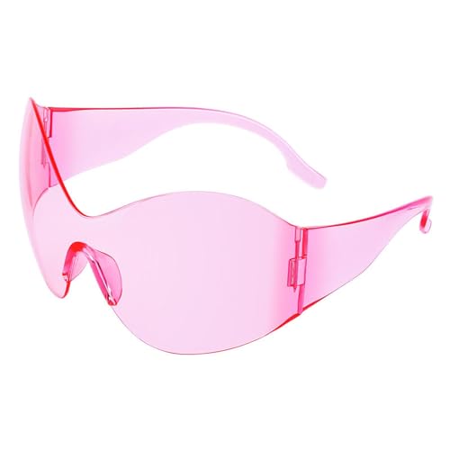 Lunettes de soleil rétro sans monture légères pour éviter les marques de nez