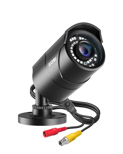 ZOSI 1080P Quadbrid 4-in-1 Caméra de Surveillance Extérieur 36pcs LEDs 36m Vision Nocturne pour Maison Alarme Alerte Instantanée