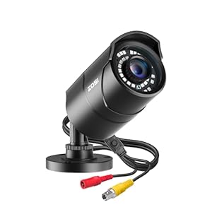 ZOSI 1080P HD 4-in-1 TVI/AHD/CVI/CVBS Outdoor Video Überwachungskamera mit OSD Taste, 3.6mm Linse, 36M Infrarot Nachtsicht, IP66 Metallgehäuse