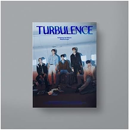 N.Flying Turbulence 1st Repackage Álbum CD+Folleto+Mensaje PhotoCard Set+Seguimiento Kpop Sellado