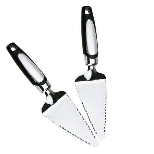 CHICAMPERA 2piezas Pala Para Pizza De Acero Inoxidable Pala Para Pizza Para Hornear Pasteles Para Repostería y Cocina Incluidas