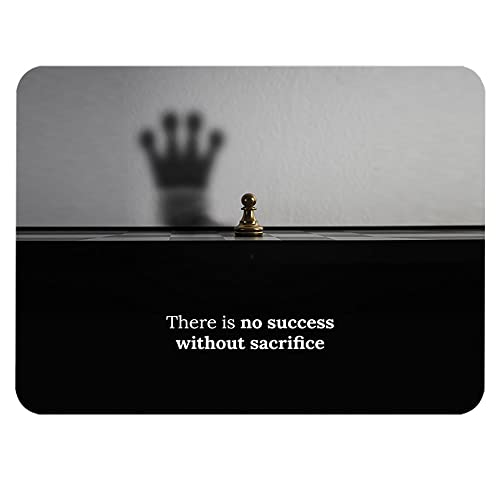 Image of Chess Motivational Quote Mouse Pad | Chess Lover Mouse Pad Rubber Base Mouse Pad for PC /Laptop Optical Friendly Mouse Pad AMZMP00131 (9)