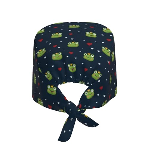 Image of Adjustable Scrub Cap with Sweatband, Breathable Working Hat for Men /Women