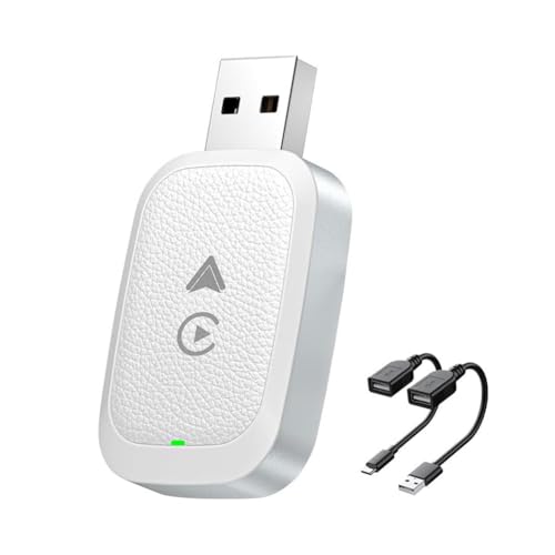 Adattatore CarPlay Wireless Per Suzuki S-Cross 2017-2023 – Dongle Plug & Play Per Convertire Cablato In Wireless, Bluetooth USB