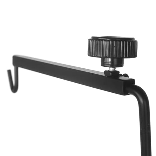 ZONADAH Reptile Lamp Stand Fish Tank Holder Adjustable Metal Lamp Stand Bracket for Reptile Glass Terrarium Heating Light - Image 2