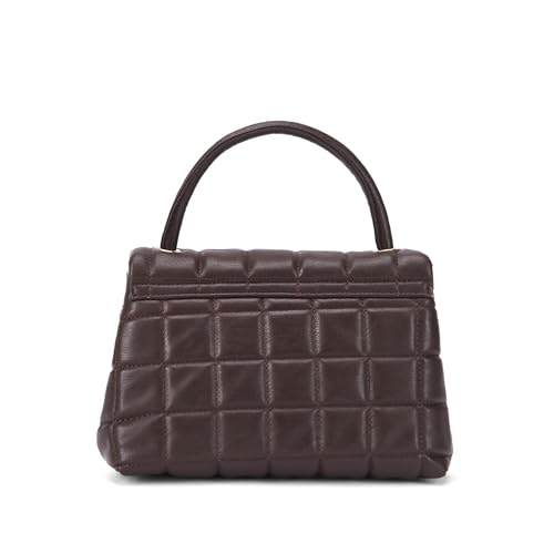 Image of Lino Perros Women Coloured Quilted Satchel Bag