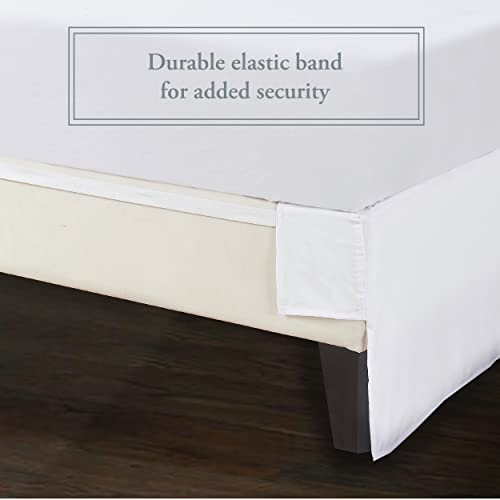 Levinsohn BMK25315WHIT03 Bed Maker'S Wrap-Around Microfiber Bed Skirt thumb #4