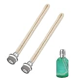 2Pcs Mechas de Lámpara de Aceite, Reemplazo Mecha de Repuesto para Lámparas de Aceite Catalíticas Quemador Difusor Aromaterapia Accesorio de Aromática con Quemador Catalítico Fragancia (Silver18mm)