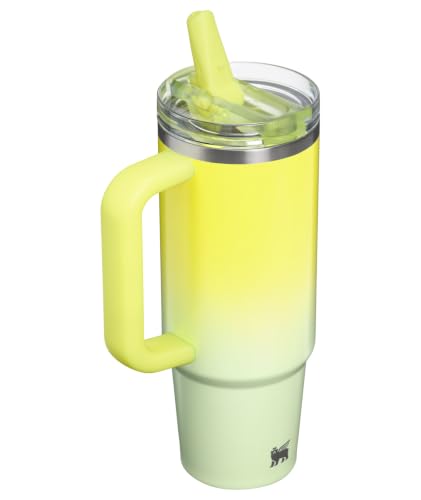 Image of STANLEY Quencher ProTour Flip Straw Tumbler with Leakproof Lid 30 oz | Built-In Straw & Handle | Cupholder Compatible for Travel | Insulated Stainless Steel Cup | BPA-Free | Atomic Gradient