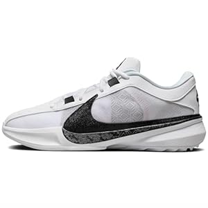 Nike Giannis Freak 5 (Team) Basketball Shoes (DZ2946-100, White/White/Black) Size 11.5 product image