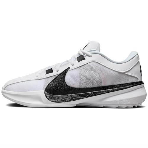 Nike Giannis Freak 5 (Team) Basketball Shoes (DZ2946-100, White/White/Black)