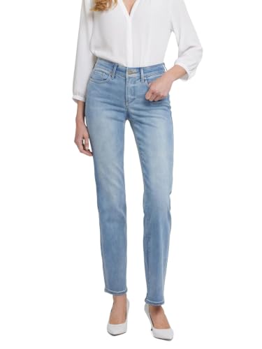 Outfits for Women Over 50: Fashion Tips That Make You Feel Like Yourself Again 15 NYDJ Women's Marilyn Straight Denim Jeans, Biscayne, 8