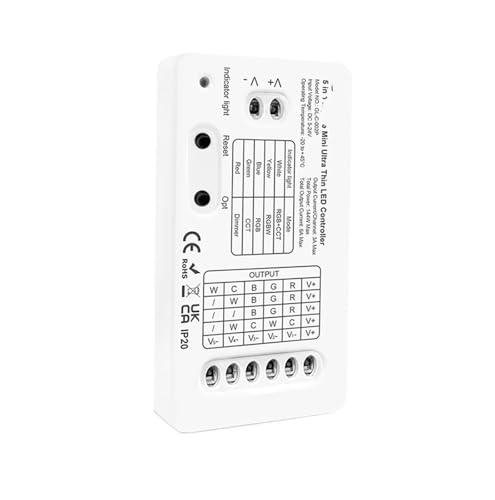 Contrôleur LED ultra-mince 5-en-1 pour éliminer le scintillement