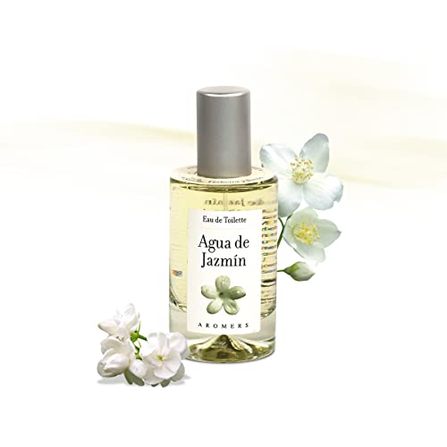 Eau de Toilette - 50 ml - Agua de Colonia para Hombre y para Mujer - Aroma Duradero a Agua de jazmín - Ideal como Perfume y Fragancia Diaria - Aromers