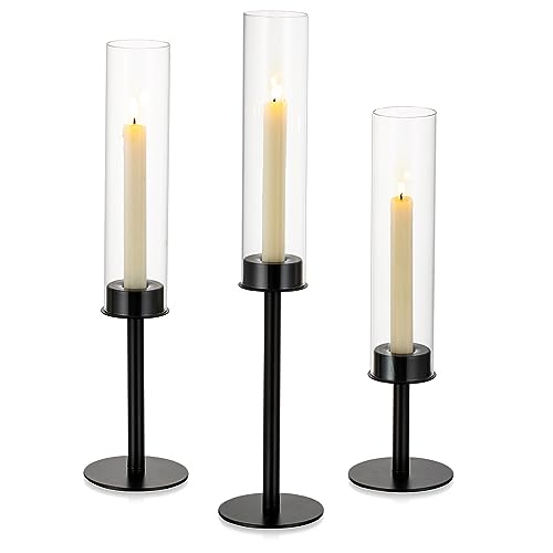 NUPTIO Candle Sticks Holder Hurricane