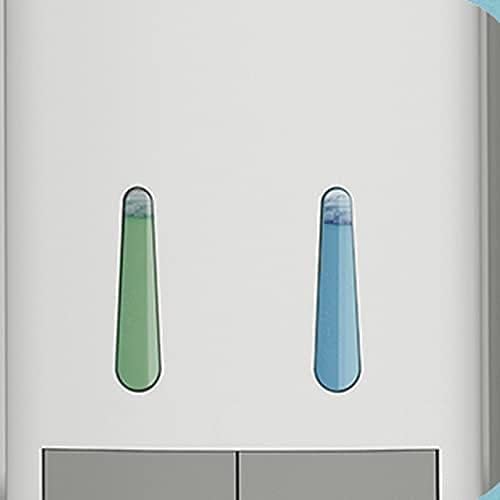 Perforation-Free Soap Dispenser Wall-Mounted 400mlX2, Hotel and Shopping Mall Bathroom Press Shower Gel Packaging Box