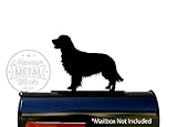 Golden Retriever Dog Mailbox Topper/Sign - Mail Box - Color Choice (Black)