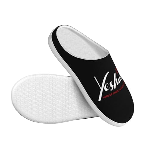 Yeshua Jesus Christian Adult Cotton Slippers For Women Men3