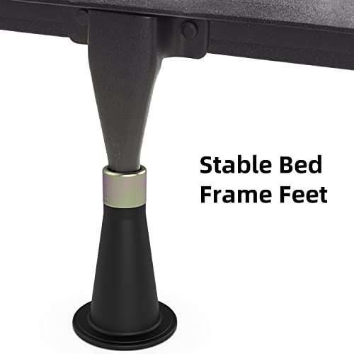 Kohome 6Pcs Bed Frame Feet,Bed Frame Feet For Replace Wheels,Risers For Bed Frame,Prevent Sliding Plastic Reinforced Bed Risers,Fits Over A Standard Bed Foot #TOP2