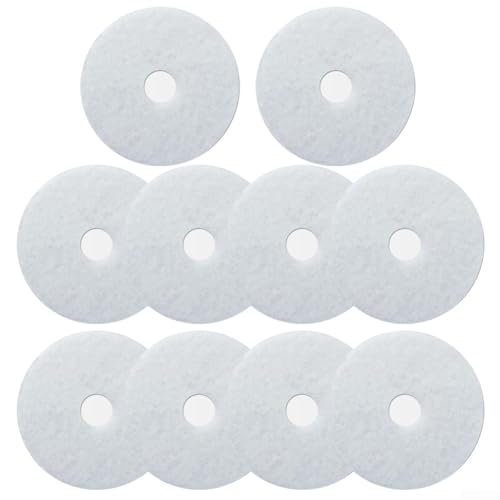 Paquete de 10 filtros para Maico ZF 0093 0758 compatibles con inserto de ventilador ER con cumplimiento de seguridad contra incendios y solidificación mecánica