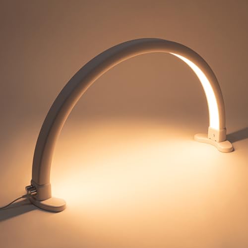Xigner Halbmondlampe 45W LED Bogenlampe 2700-5600K Desktop Halbmond...