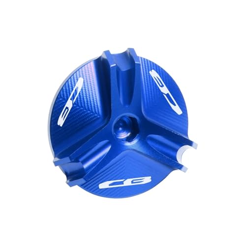 QUANTING Bullone Tappo Olio Motore Moto CNC Tappo riempimento Carburante Compatibile con CB650R CB400 CB500X CB500F CB300R CB190R CB650F CB1000R CB1100(Blue)