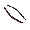 TuningPros Outside Mount Window Vent Visors Rain Guards Compatible with Chevrolet Uplander 2005-2008 | Side Window Wind Deflectors Rain Shields | Smoke Tinted, 2 Pcs Set, DGWV-055-3 #1
