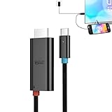 Switch 2 ドック 【新登場-高性能純正直接にTV出力】スイッチ2ドック HDMI2.0 4K&1080解像 高性能線材&放熱金属ケース製 Type-Cスイッチ ROG ALLY/X/Steam deck/Oled/旧型Switch/EL兼用TVドック HDMI変換/ PD100W 充電 遅延なし 出張 旅行 持ち運び便利スイッ チ/Switch OLED対応 (黒)