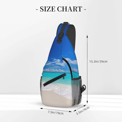Mochila tipo bandolera cruzada para hombre negra miniatura 3
