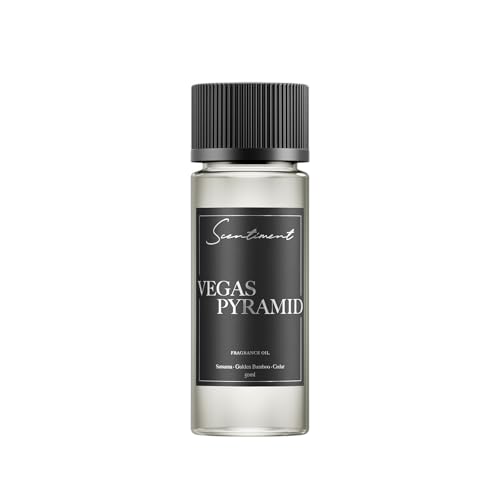 Scentiment - Vegas Pyramid Hotel Diffuser Oil | Aromatherapy Home Fragrance | Inspired by Luxor® Las Vegas | Luxurious Scent with Notes of Satsuma, Golden Bamboo, Cedar, 50ml